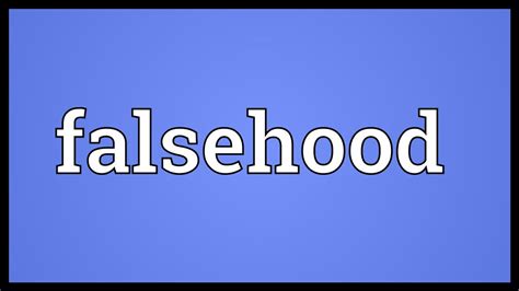 another word for falsehood.